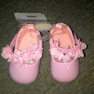Baby Girl Pink Shoes New With Tags Size 1 (0-3 M)